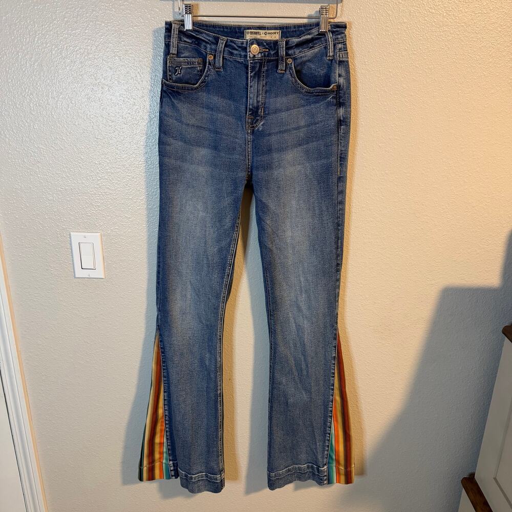 Rock & Roll Denim X Hooey High Rise Trouser Jeans 28x34